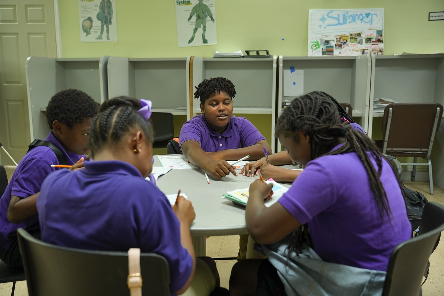 Small-group discussion in class